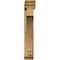 Ekena Millwork Imperial Traditional Rough Sawn Bracket w/ Offset Brace, Western Red Cedar, 6"W x 28"D x 36"H BKT0604X28X36IMP01RWR - alternate 3